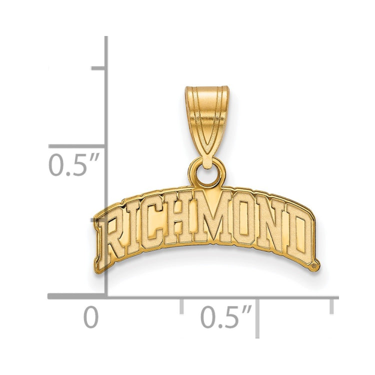 14ky Gold University of Richmond Medium Script Pendant