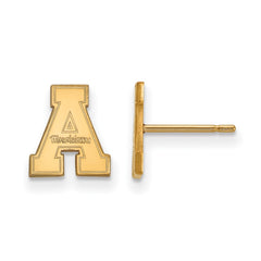 10k Gold LogoArt Appalachian State University Extra Small Post Earrings