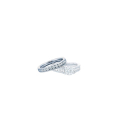 Ladies Matching White Gold 1/3ct tw Diamond Wedding Band Mounting