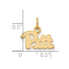 14k Gold LogoArt University of Pittsburgh Extra Small Pendant