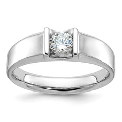 Men's WG Solitaire Wedding Band with Bright Finish (comfort-fit) Mounting