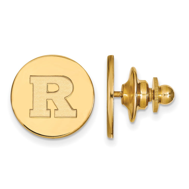 14k Gold LogoArt Rutgers University Letter R Lapel Pin