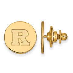 14k Gold LogoArt Rutgers University Letter R Lapel Pin