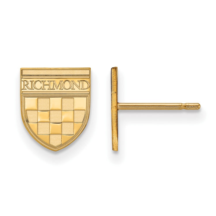 14ky Gold University of Richmond Shield XS Post Earrings