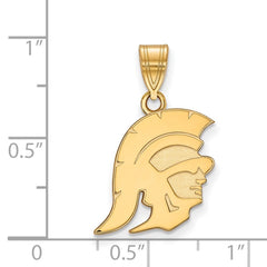 14k Gold University of Southern California Trojan Medium Pendant
