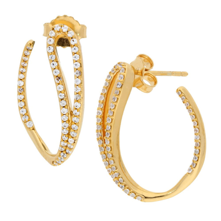 LDS YG DIA EARRINGS