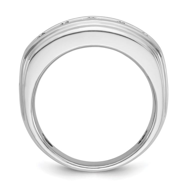GENTS 2CTTW DIA BAND--GEM ON GEM Mounting