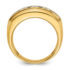 GENTS 2CTTW DIA BAND--GEM ON GEM Mounting