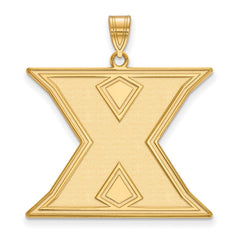 14k Gold LogoArt Xavier University Letter X Extra Large Pendant