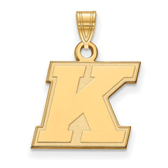 14k Gold LogoArt Kent State University Letter K Small Pendant