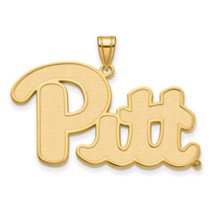 14k Gold LogoArt University of Pittsburgh Extra Large Pendant