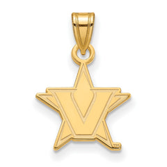 14ky LogoArt Vanderbilt University Small Pendant