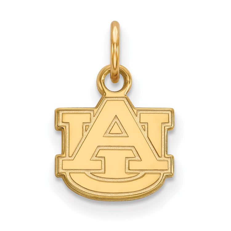 14k Gold LogoArt Auburn University A-U Extra Small Pendant