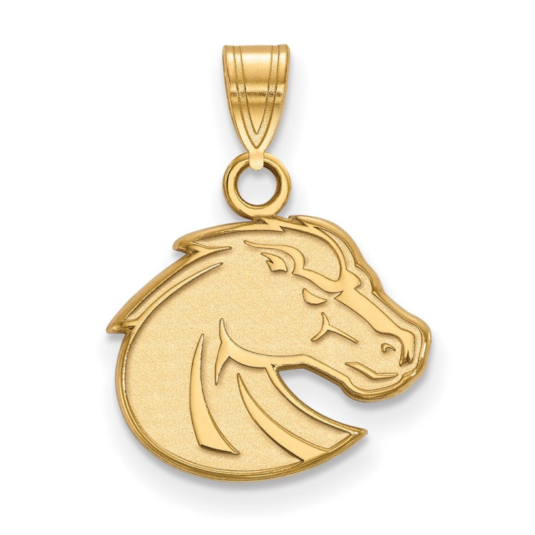 14k Gold LogoArt Boise State University Bronco Small Pendant