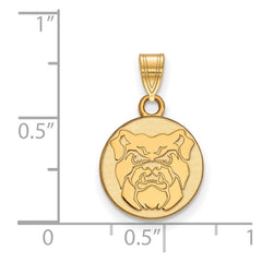 14k Gold LogoArt Butler University Bulldog Small Pendant