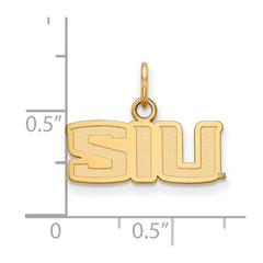 14k Gold LogoArt Southern Illinois University S-I-U Extra Small Pendant