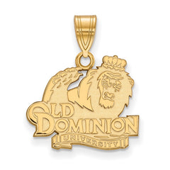 14k Gold LogoArt Old Dominion University Medium Pendant
