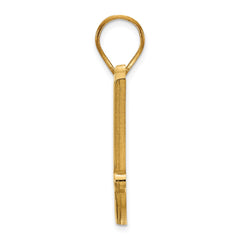 14k Gold LogoArt Oklahoma State University O-S-U Medium Pendant