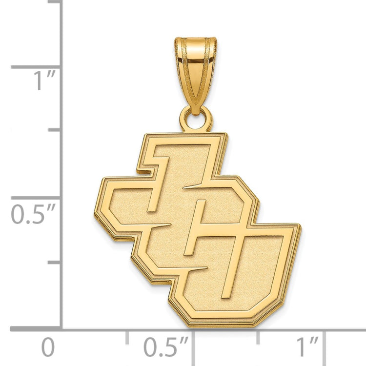 10k Gold LogoArt John Carroll University Medium Pendant