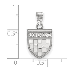 14kw Gold University of Richmond Small Shield Pendant