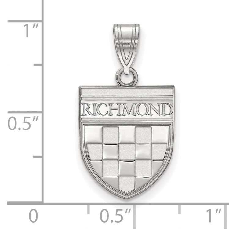 14kw Gold University of Richmond Medium Shield Pendant