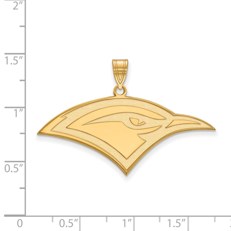14k Gold LogoArt University of Tennessee at Chattanooga Mockingbird Large Pendant