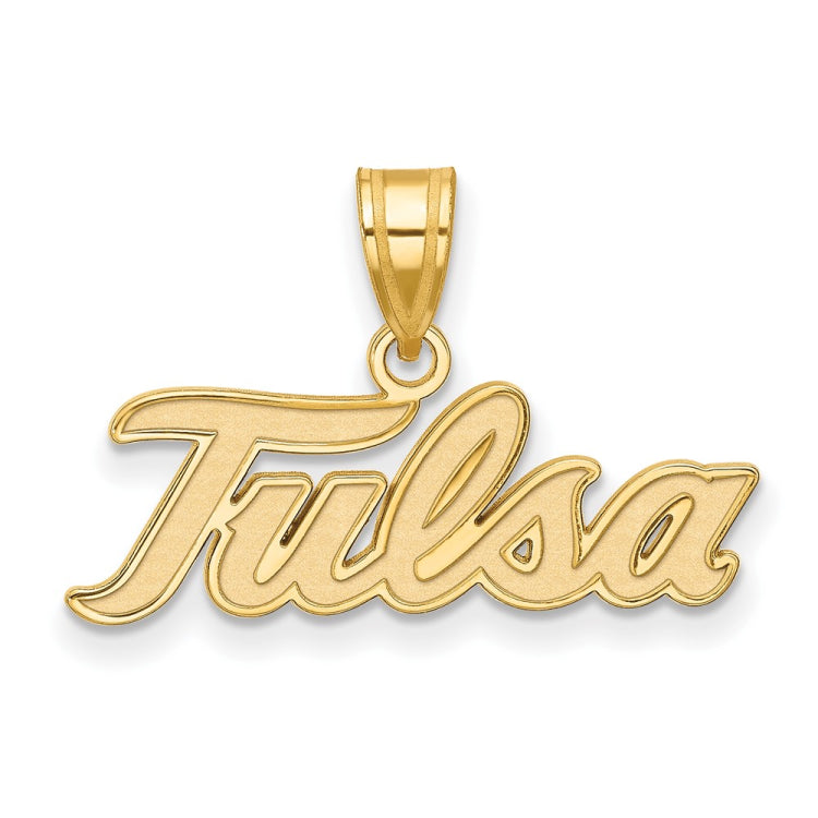 14k Gold LogoArt University of Tulsa T-U Large Pendant