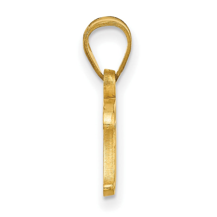 14k Gold LogoArt University of Tulsa T-U Large Pendant