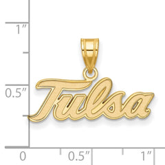 14k Gold LogoArt University of Tulsa T-U Large Pendant