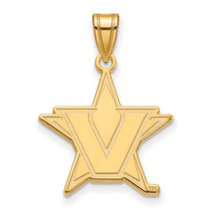 14ky LogoArt Vanderbilt University Large Pendant