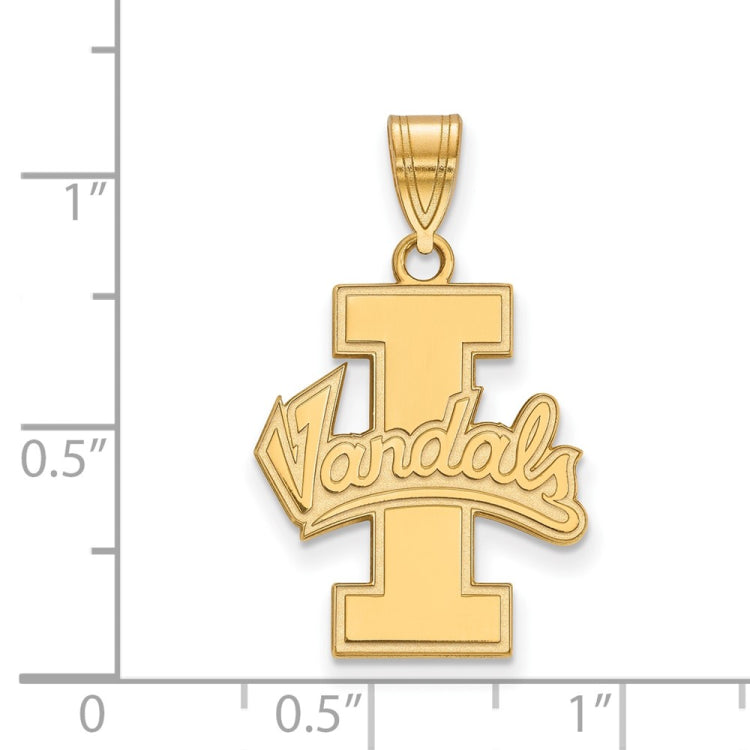 14k Gold LogoArt University of Idaho Vandals Large Pendant