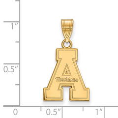 14k Gold LogoArt Appalachian State University Medium Pendant