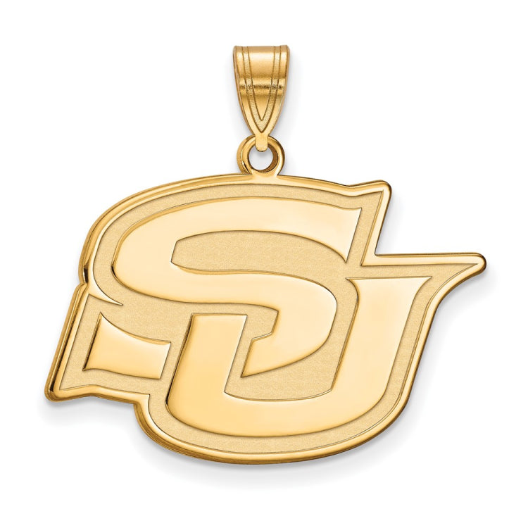 10k Gold LogoArt Southern University Jaguars Large Pendant