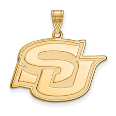 10k Gold LogoArt Southern University Jaguars Large Pendant