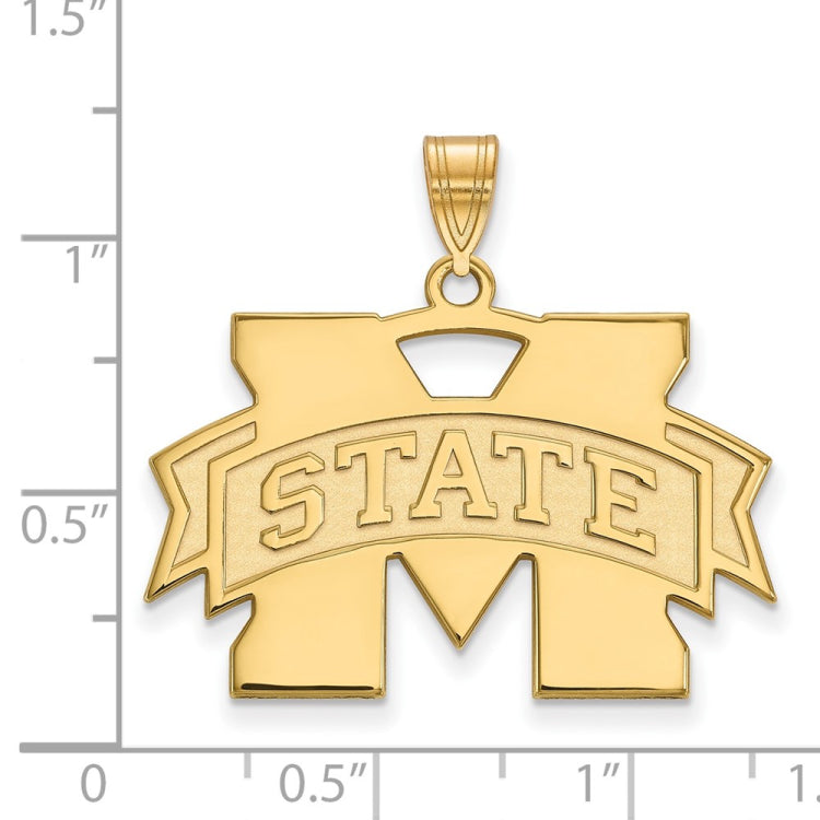 10ky LogoArt Mississippi State University Large Pendant