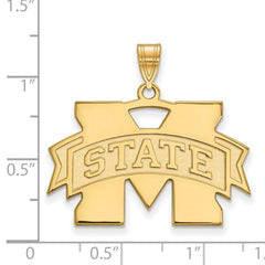 10ky LogoArt Mississippi State University Large Pendant