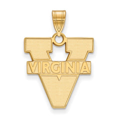 10k Gold LogoArt University of Virginia Large Pendant