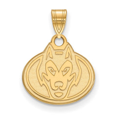 10k Gold LogoArt St. Cloud State University Husky Small Pendant