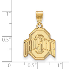 14k Gold LogoArt The Ohio State University Medium Pendant