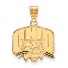 14k Gold LogoArt Ohio University Medium Pendant