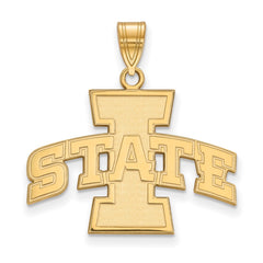 10k Gold LogoArt Iowa State University Large Pendant