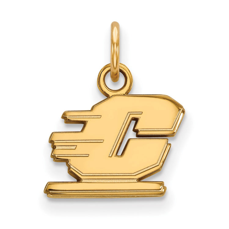 14k Gold LogoArt Central Michigan University Letter C Extra Small Pendant