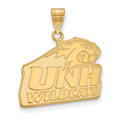 14k Gold LogoArt University of New Hampshire Large Pendant
