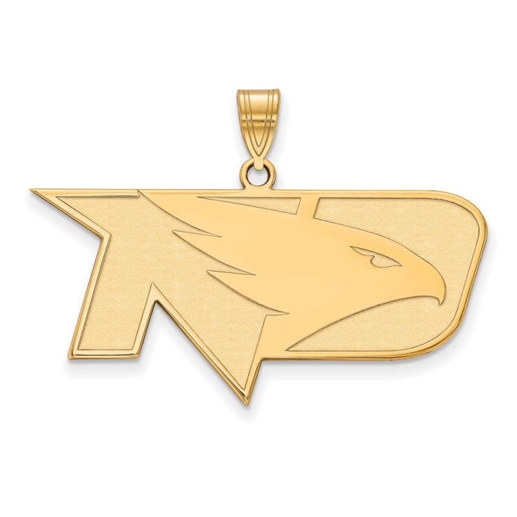 14k Gold LogoArt University of North Dakota Large Pendant