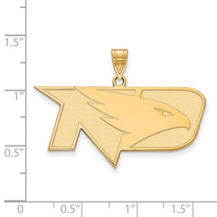 14k Gold LogoArt University of North Dakota Large Pendant