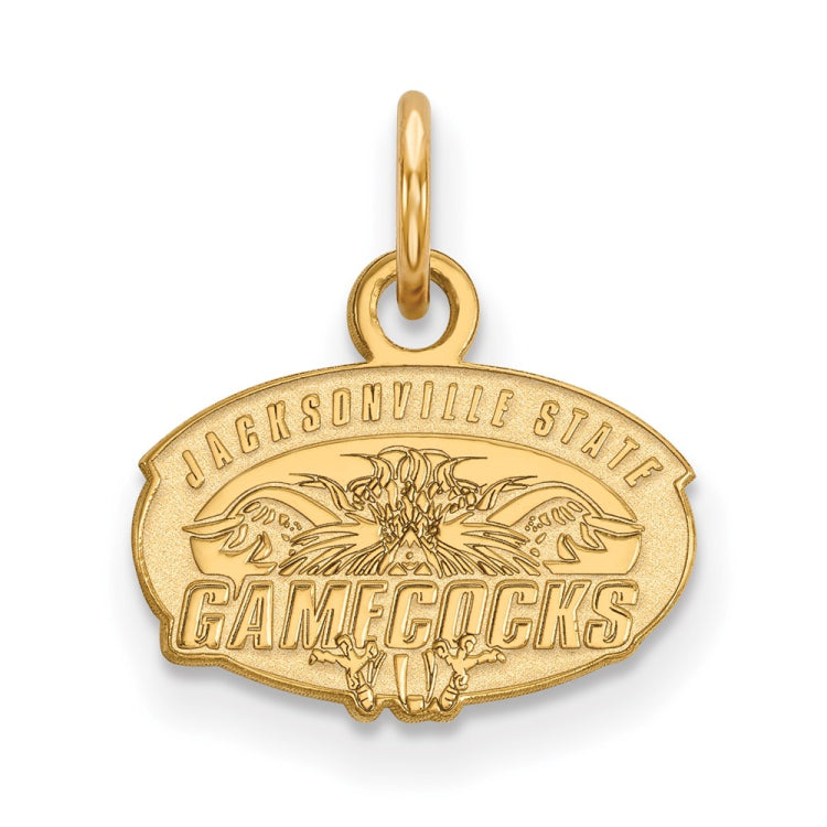 14k Gold LogoArt Jacksonville State University Extra Small Pendant
