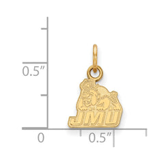 14k Gold LogoArt James Madison University Extra Small Pendant