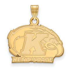 14k Gold LogoArt Kent State University Small Pendant
