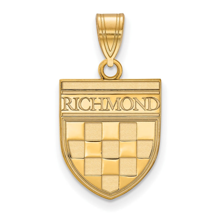 10ky Gold University of Richmond Medium Shield Pendant