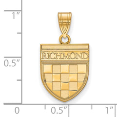 10ky Gold University of Richmond Medium Shield Pendant